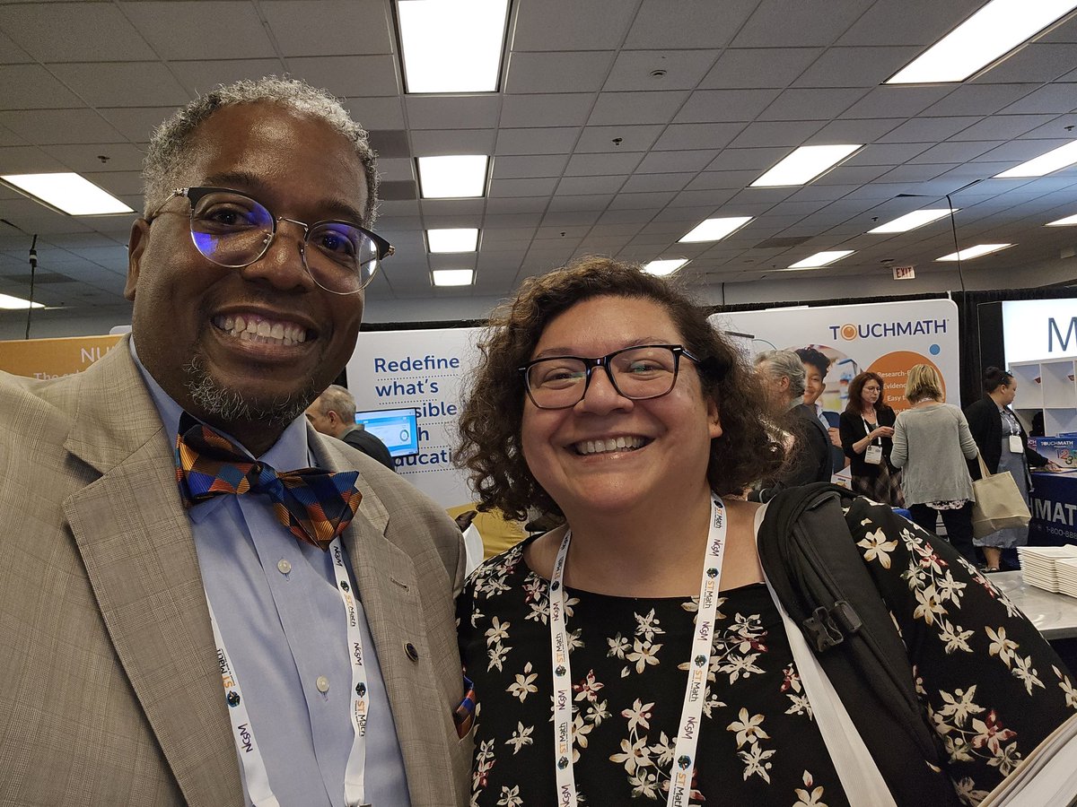 Hanging out with Lena <a href="/bradshawmath/">Lena Bradshaw</a> in the Corwin Both. <a href="/CorwinPress/">Corwin</a> <a href="/MathEdLeaders/">NCSM: Leadership in Mathematics Education</a>