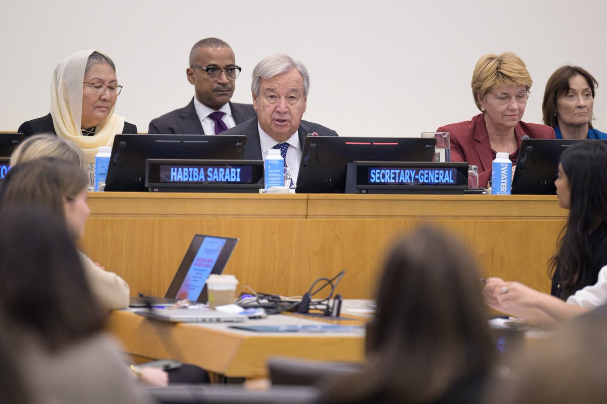 António Guterres tweet media