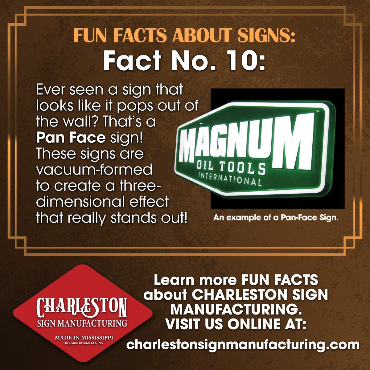 Charleston_Sign's tweet photo. 🤩Looking for a bold, durable signage solution? Our Pan-Face Signs offer high visibility and long-lasting performance—perfect for making your business stand out day or night! Explore custom options at https://t.co/7yHPSQ2fmx.  👍#Signage #PanFaceSigns #BusinessSigns https://t.co/8rHVqNMyLL