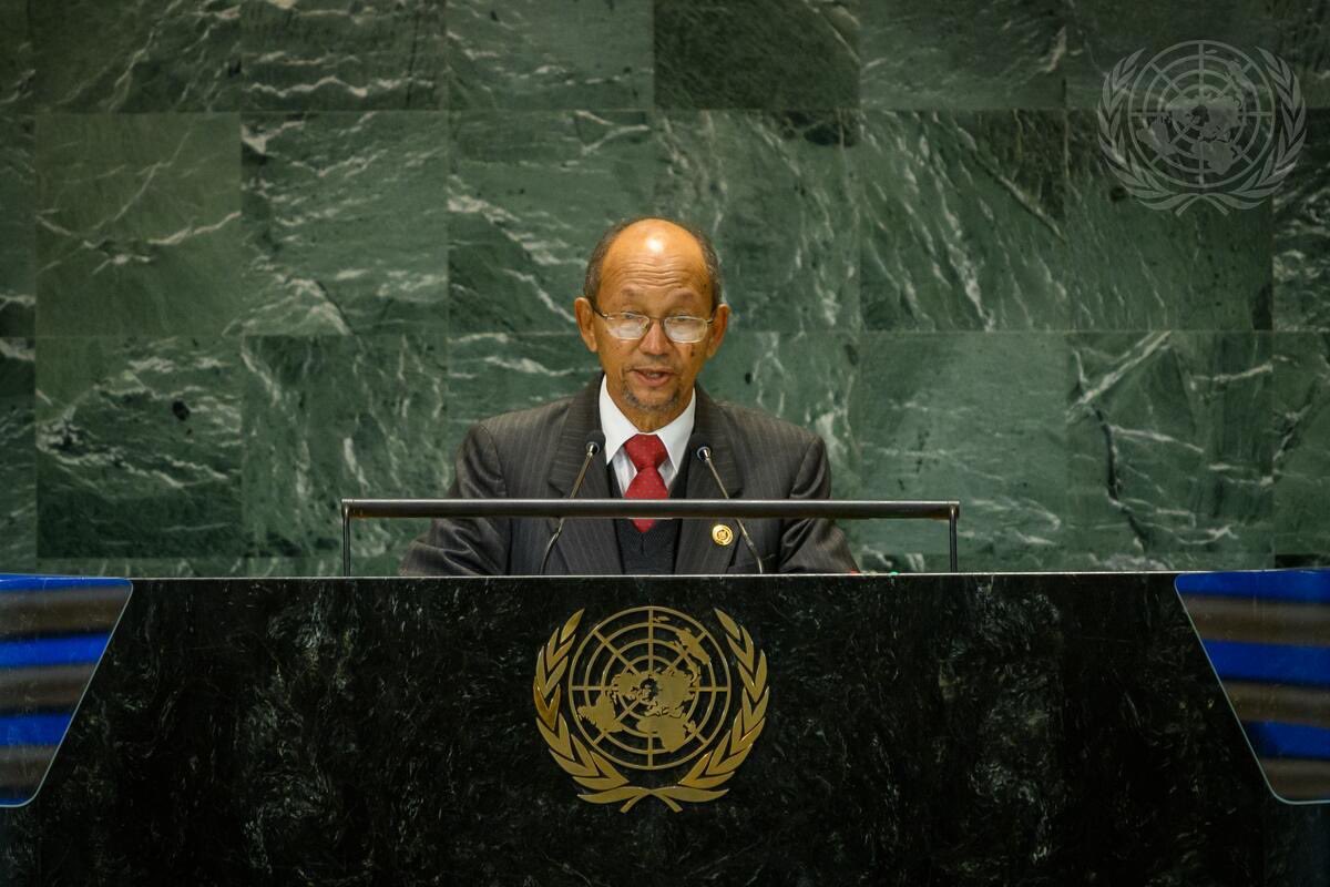leslievoltaire's tweet photo. Mwen te gen onè pou mwen entèvni jodi lendi 23 septanm 2024 lan nan Nasyonzini nan New York pandan Somè pou Lavni an, an prezans anpil chèf Deta. Somè sa a se yon opòtinite kle pou ranfòse koperasyon mondyal epi abouti sou yon pak pou Lavni, yon plan aksyon ki vize fè fas ak defi aktyèl yo pou byennèt tout moun ak jenerasyon kap vini yo.
______________________________________________

J'ai eu l'honneur d'intervenir ce lundi 23 septembre 2024 au siège de l'ONU à New York lors du Sommet de l’Avenir, en présence de nombreux chefs d'État. Ce sommet est une occasion clé pour renforcer la coopération mondiale et aboutir à un Pacte pour l'Avenir, un plan d'action destiné à relever les défis actuels pour le bien commun et celui des générations futures.