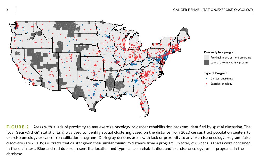 Proximity to #cancer rehabilitation and #exercise oncology by geography, race, and socioeconomic status. 

acsjournals.onlinelibrary.wiley.com/doi/10.1002/cn…

<a href="/JournalCancer/">ACS Journal Cancer</a> <a href="/ACS_Research/">ACS Research</a> <a href="/CACancerJournal/">CA: A Cancer Journal for Clinicians</a> 
#ExerciseOncology #SuppOnc 
<a href="/UPMC/">UPMC</a> <a href="/PittPalCare/">Palliative Research Center</a>