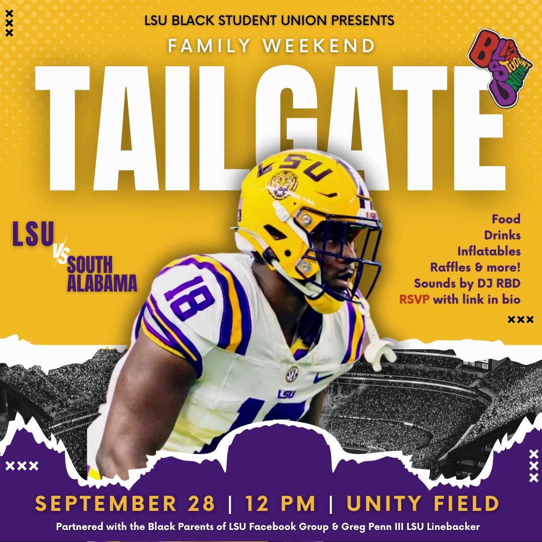 LSU Black Student Union tweet media