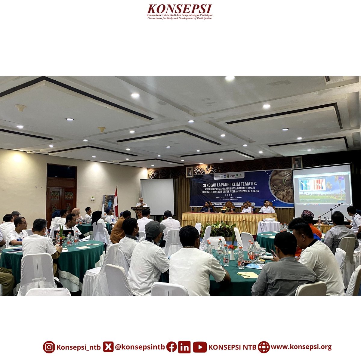 It is hoped that through this activity participants can have knowledge related to the utilization of hydrometeorological data and information in order to build preparedness for Anticipatory Action for Disasters that are expected to occur.
