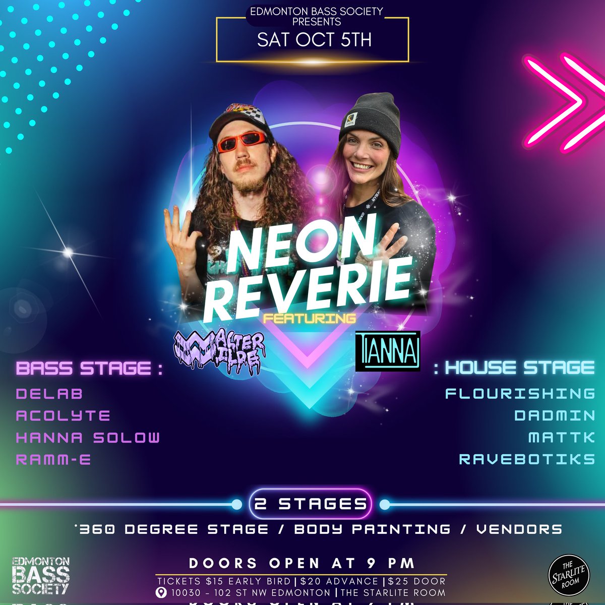 🚨 Edmonton 🚨

I will be playing out some wonks &amp; wobbles at The Starlite Room on October 5th 🖤