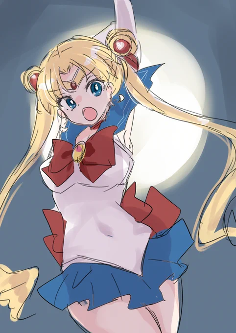 上げ忘れてたからこの前描いた落書き上げときます某美少女の人 