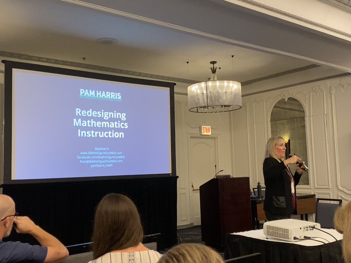 Danika Murray (@danikamurray13) on Twitter photo I learn from <a href="/pwharris/">Pam Harris</a> online all the time but it’s such a highlight to get to see her present in person! #MathisFigureoutable #NCSM2024 I learn from <a href="/pwharris/">Pam Harris</a> online all the time but it’s such a highlight to get to see her present in person! #MathisFigureoutable #NCSM2024