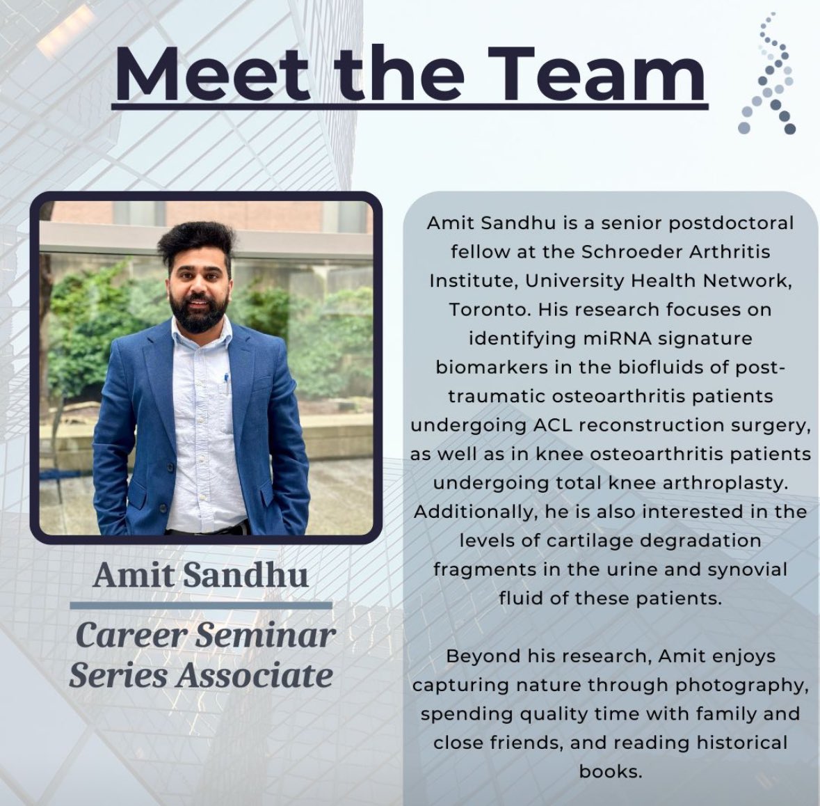 SandhuAmit90's tweet photo. It’s time to introduce the Career Seminar Series team! 

As part of @lscdsuoft, we will work together to explore various career paths and help members develop their professional skills. https://t.co/DPNIkzeJWR
