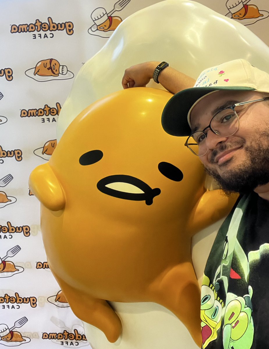 Me and twin <a href="/gudetama_sanrio/">ぐでたま【公式】🍥🕙</a> #GudetamaCafe