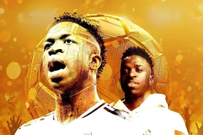 🚨🥇⏳ 𝐁𝐑𝐄𝐀𝐊𝐈𝐍𝐆: Vini Jr now KNOWS that he will win Ballon d'Or 2024 according to <a href="/marca/">MARCA</a>

🔗  <a href="/Nike/">Nike</a> have already prepared Viní Jr’s custom Ballon d’Or GOLD boots.  <a href="/jfelixdiaz/">José Félix Díaz</a>