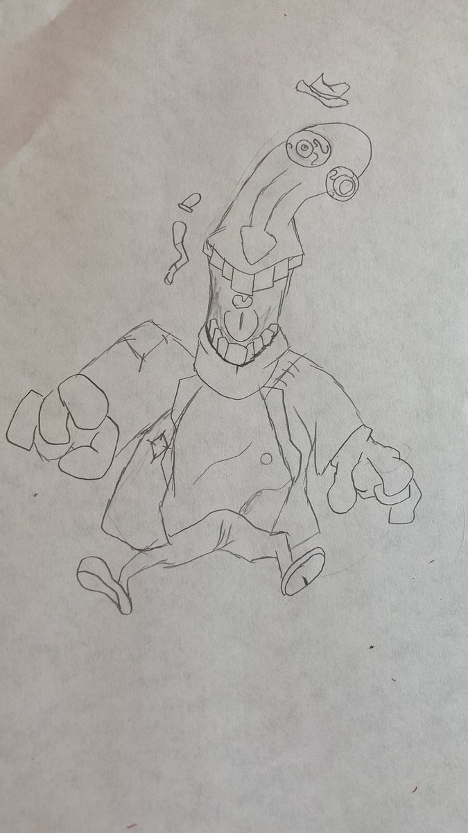 RileyToxin's tweet photo. Did this in like 7minutes lol #meltyman #Pizzatowerfanart https://t.co/TksoTciN5Z
