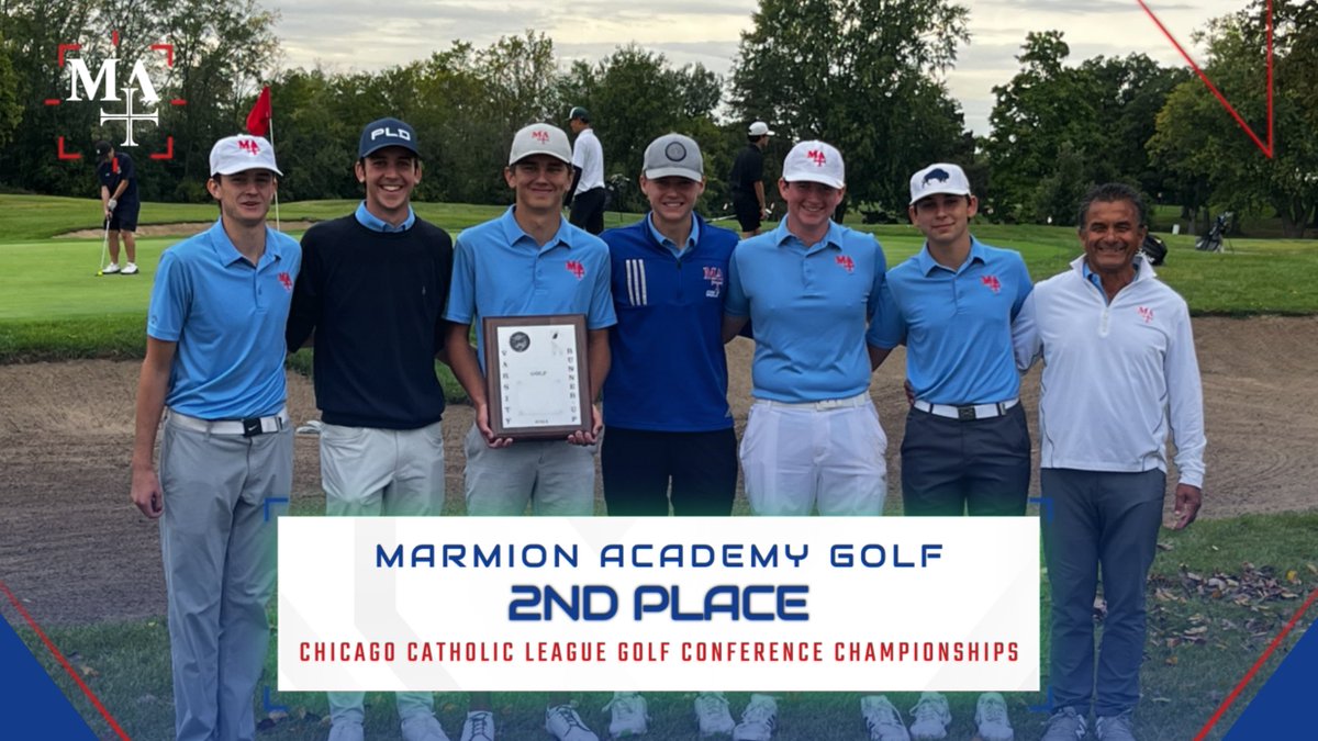 Marmion Athletics (@marmionad) on Twitter photo Congratulations to our Golf Cadets who earned a runner-up finish today at the Chicago Catholic League Championships! The team shot a 308, one stroke shy of the championship! Outstanding job, fellas! <a href="/RickArmstrong28/">Rick Armstrong</a> Congratulations to our Golf Cadets who earned a runner-up finish today at the Chicago Catholic League Championships! The team shot a 308, one stroke shy of the championship! Outstanding job, fellas! <a href="/RickArmstrong28/">Rick Armstrong</a>