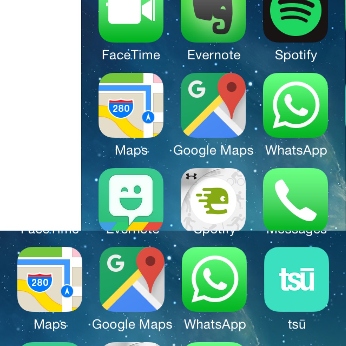 2015
Í þà gömlu daga þegar maður nennti að raða öppum eftir litareglu