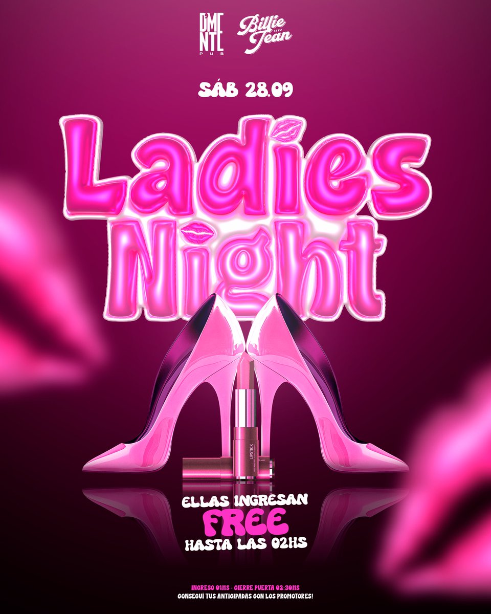 lapurgafddok's tweet photo. #LadiesNigth ELLAS FREE HASTA LAS 02hs 💋 Despedimos el mes con ellas 🫦 https://t.co/FPMUw9eHc7