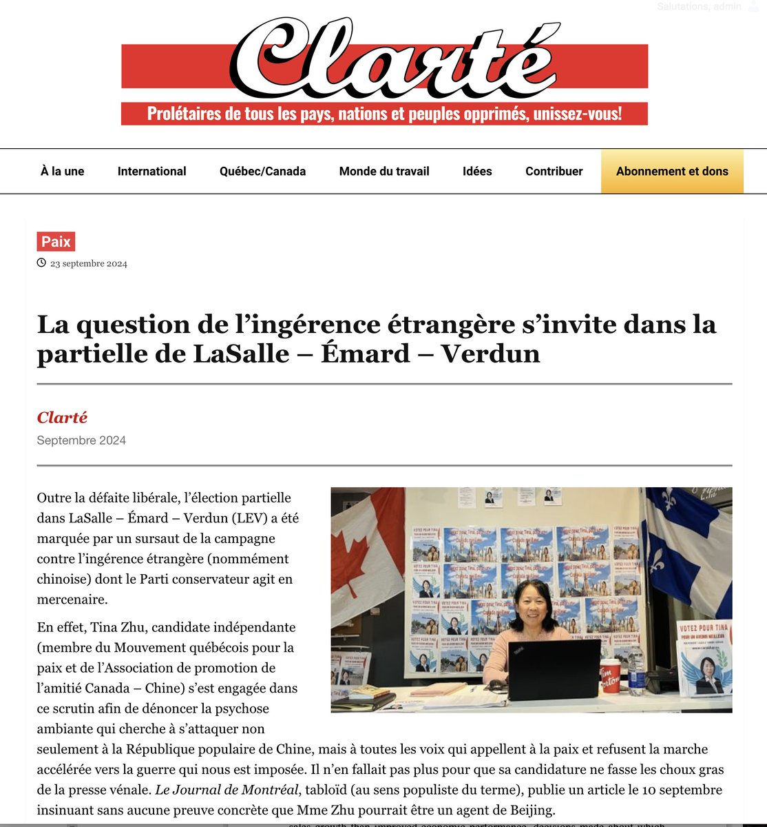 journalclarte's tweet photo. La question de l’ingérence étrangère s’invite dans la partielle de LaSalle–Émard–Verdun https://t.co/F1gzEACz4y https://t.co/YnpG5h9aHK