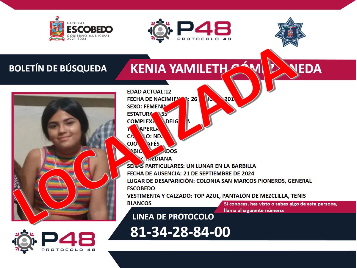 Secretaría Seguridad Ciudadana - General Escobedo tweet media