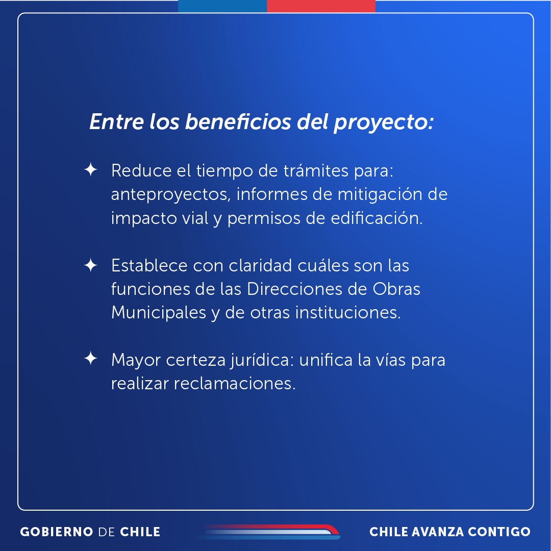 Minvu's tweet photo. 🏗 ¡Reducir los tiempos de edificación será Ley!

El Congreso aprobó el Proyecto de Ley que agiliza y disminuye los tiempos para iniciar la construcción de una obra, por ejemplo, de viviendas 👷‍♂️☝️ https://t.co/8GIdqTxVPI