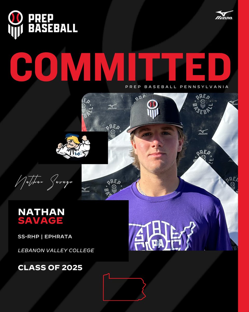 Prep Baseball Pennsylvania (@prepbaseballpa) on Twitter photo 🔥Commitment Watch🔥
2025 SS|RHP Nathan Savage (Ephrata) has committed to Lebanon Valley College #conrgrats
👤 loom.ly/Zz2FfCo
❗2024 & 2023 PA State Games❗
<a href="/NathanS61073636/">Nathan Savage</a> | @lvcbaseball | #committed 🔥Commitment Watch🔥
2025 SS|RHP Nathan Savage (Ephrata) has committed to Lebanon Valley College #conrgrats
👤 loom.ly/Zz2FfCo
❗2024 & 2023 PA State Games❗
<a href="/NathanS61073636/">Nathan Savage</a> | @lvcbaseball | #committed