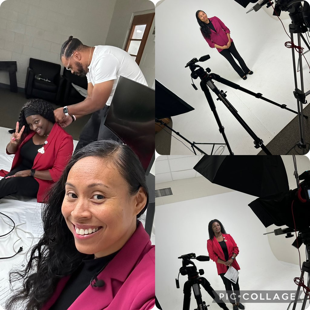 #BTS footage of <a href="/_TanyaPotter/">Tanya Potter</a> and <a href="/MsGoodman_GSCS/">Tokqiann Goodman</a> working on something special for #GAReads Day! Stay Tuned 💚💙 #GSCSRISE #GSCSELA