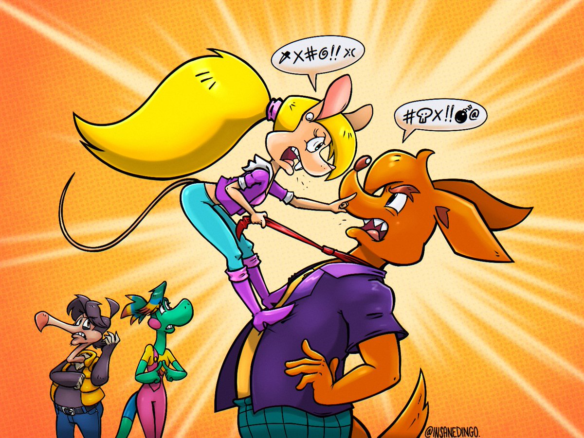 InsaneDingo's tweet photo. 🐭💥🌶️ Betty n Chili arguing as will probably be the norm :p
.
#Betty #Chili #Ed #Joy #mouse #dingo #vulture #Iguana #arguing #angry #mad #cartoons #oc #dialow #insanedingo https://t.co/dFDRXXHvqm