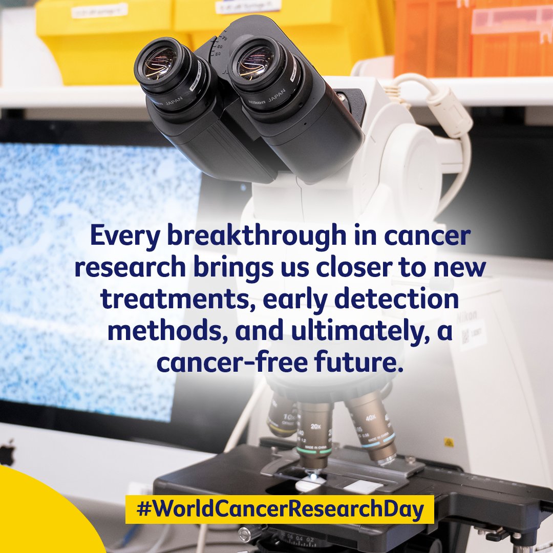#WorldCancerResearchDay is a day of hope and celebration for innovative cancer research. We continue to honour the lives of those affected by cancer and the relentless efforts of researchers, healthcare professionals, and our fundraisers❣️#cancerresearch