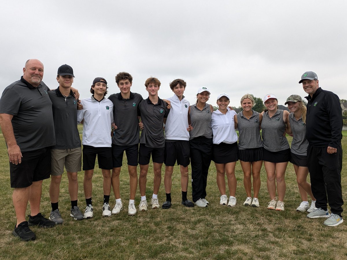 Today all the Knight golfers got to play together in the Fox Meadow Coed Classic. Both teams posted solid scores of 347 for the girls and 357 for the boys in a very competitive field of teams. The Lady Knights were led by Julia 78, Natalie 88, Maddie 90, Polly 91 &amp; Carley 92.