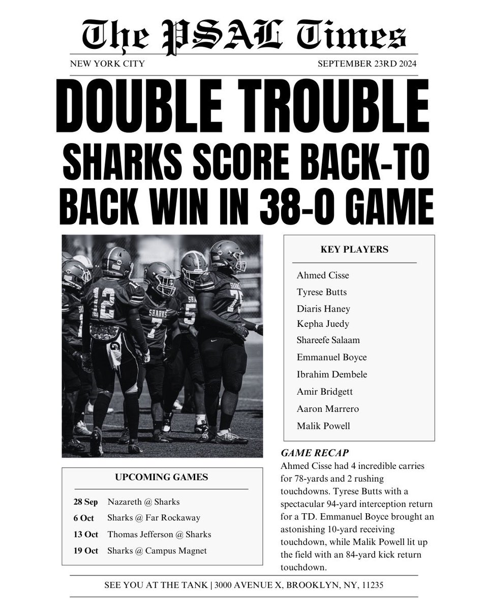 One game at a time 🦈🦈🦈