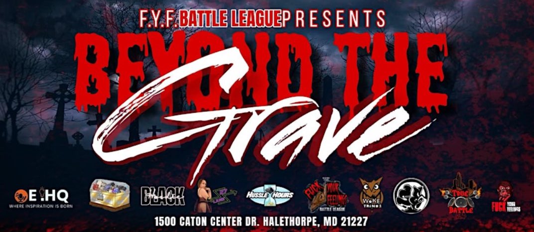 BrooklyniteAu's tweet photo. @LadiiTunez @VernettaWi60377 @EHART914 @NadiAli_x @Timberland @VerbalWarz1135 @PristaviaD @TattedMisfit0 #Update ...Brains splattered everywhere  #BeyondTheGrave! An upcoming epic situation is about to go down! There's no game playin',no if's,no &amp;'s,&amp;no butts sayin' metaphors on their backs layin'...promo by #Brooklynite
#Halethorpe #MD

<F.Y.F Battle League>Tickets:#Eventbrite https://t.co/RtRwWxSZn1