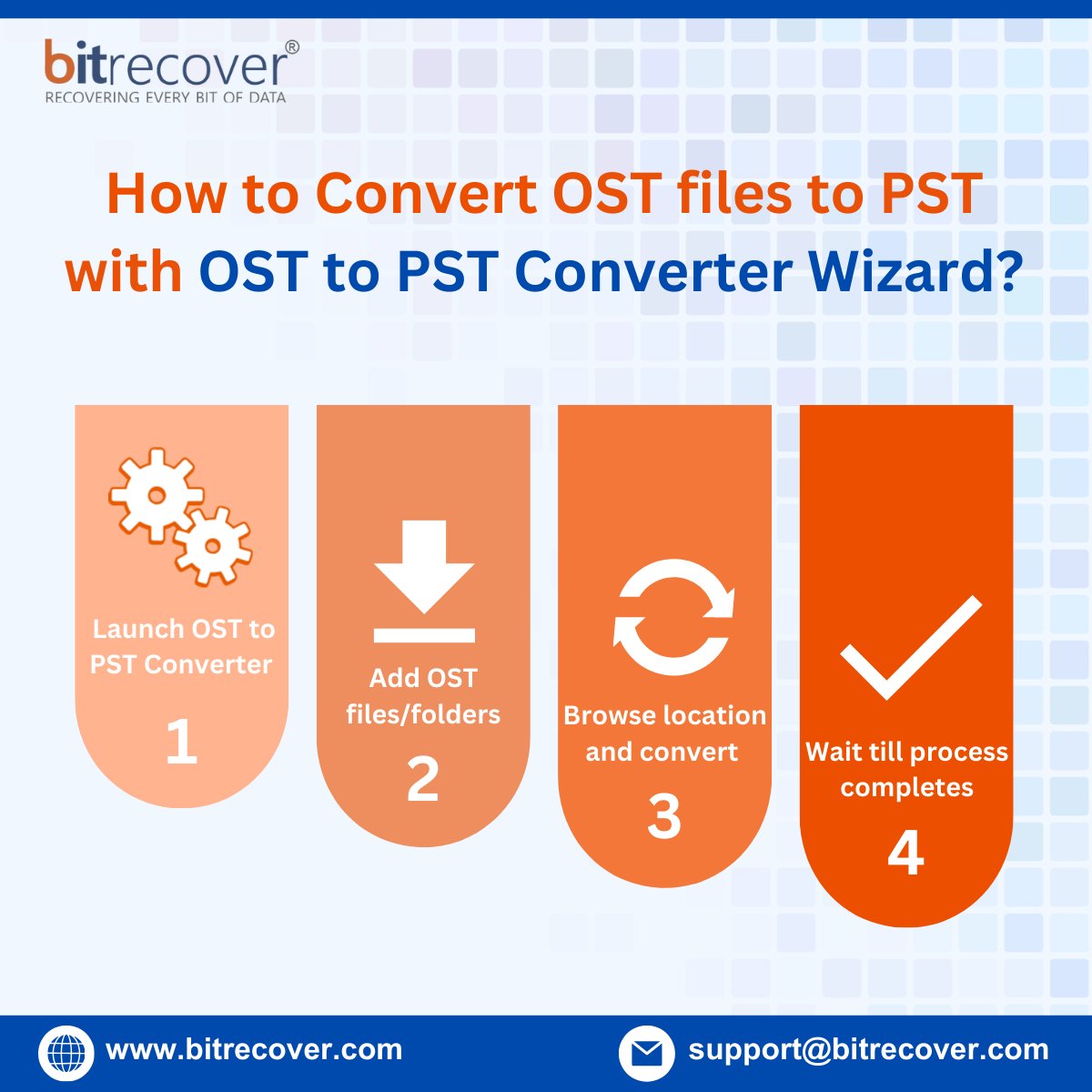 bitrecovers's tweet image. Unlock the Power of BitRecover OST to PST Converter Wizard! bitrecover.com/ost-to-pst/
Easily convert your OST files to PST in just a few steps, ensuring fast and reliable data recovery for all your email needs.
#OSTtoPST #BitRecover #OSTConverter #PSTConverter #DataMigration