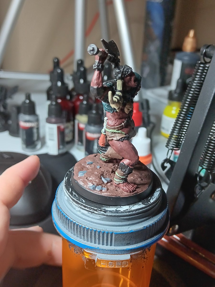 RoadsideMinis's tweet photo. Nodens current wip: Skoll from Judgement Eternal Champions #creaturecaster https://t.co/a7W9wCHVY8