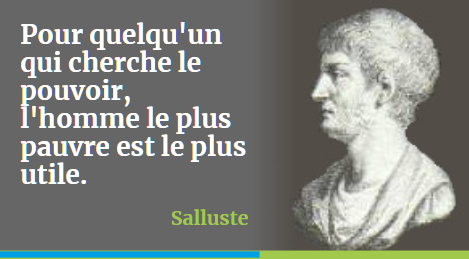 CitaroCapacityL's tweet photo. "Pour quelqu'un qui cherche le pouvoir, l'homme le plus pauvre est le plus utile."
#Salluste https://t.co/9YeZnVRN9o