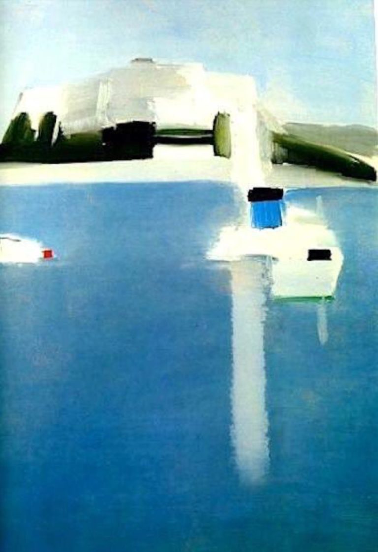 Nicolas de Staël, Le Fort d'Antibes, 1955.