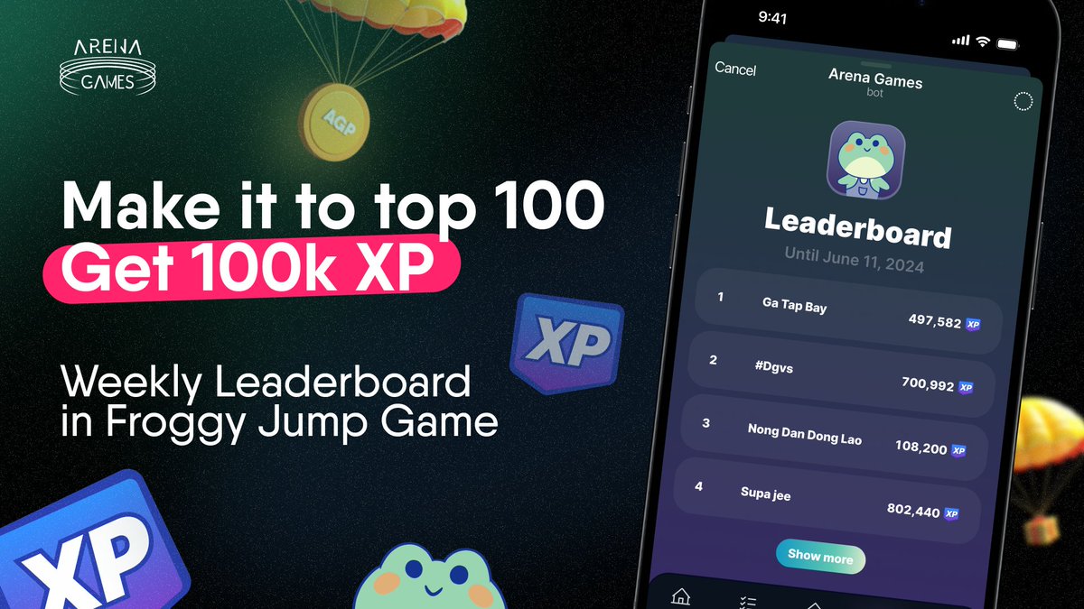 What’s your rank on this week’s TG mini-game leaderboard? 🏆🐸

You have a chance to get extra 100k every week! Just complete mandatory quests and be among the top 100 on the leaderboard🔥

There are still over 4 days left to climb the current leaderboard - time to dominate!💪