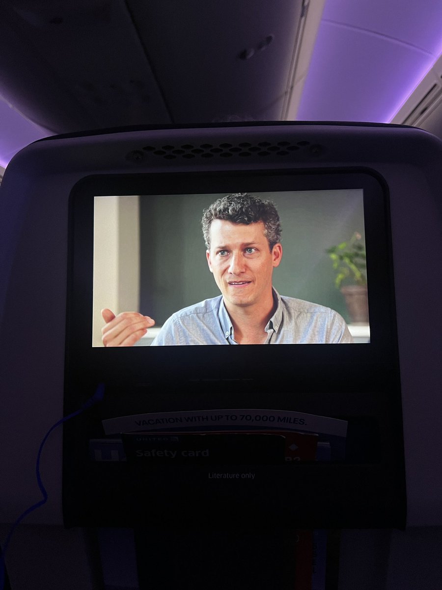 Flew home today on <a href="/united/">United Airlines</a> and was able to watch this amazing documentary on ALS and <a href="/bsw5020/">Brian Wallach</a> - the work he has done along with so many other ALS patients is amazing.  This is why I am running the Chicago Marathon for TeamALS again. We need to find a cure!