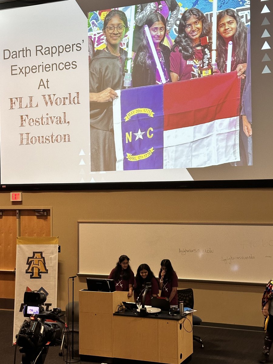 DarthRappers's tweet image. In FLL world we laughed and played, 
With friends new found and joys abound. 
We shared our stories, 
Answered with zeal, 
Our FLL journey, a joy to reveal.
@FIRSTweets @firstlegoleague #FIRSTChamp