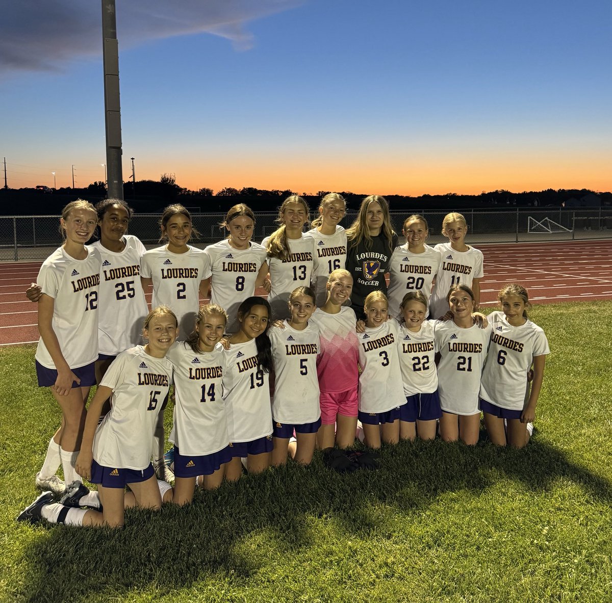 Nice night in Pine Island! Our JV (pictured below) 2, PIZM 0. The Varsity battled to a 1-1 tie! Great work! 💜⚽️💛 ⁦<a href="/MinnesotaScores/">Minnesota-Scores.net</a>⁩ ⁦<a href="/mnsoccerhub/">MN Soccer Hub</a>⁩ ⁦@mngirlssoccer⁩