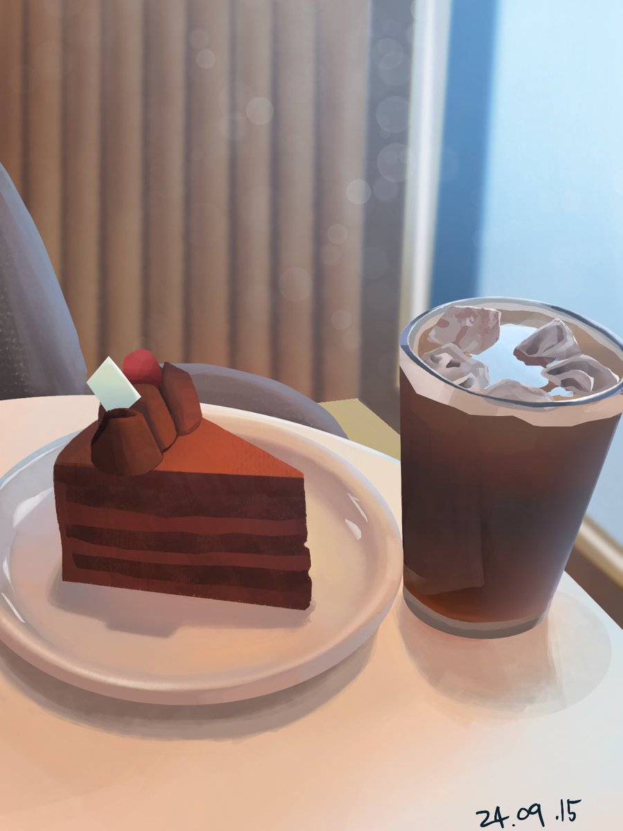 15일날 카페가서ㅠ그린거