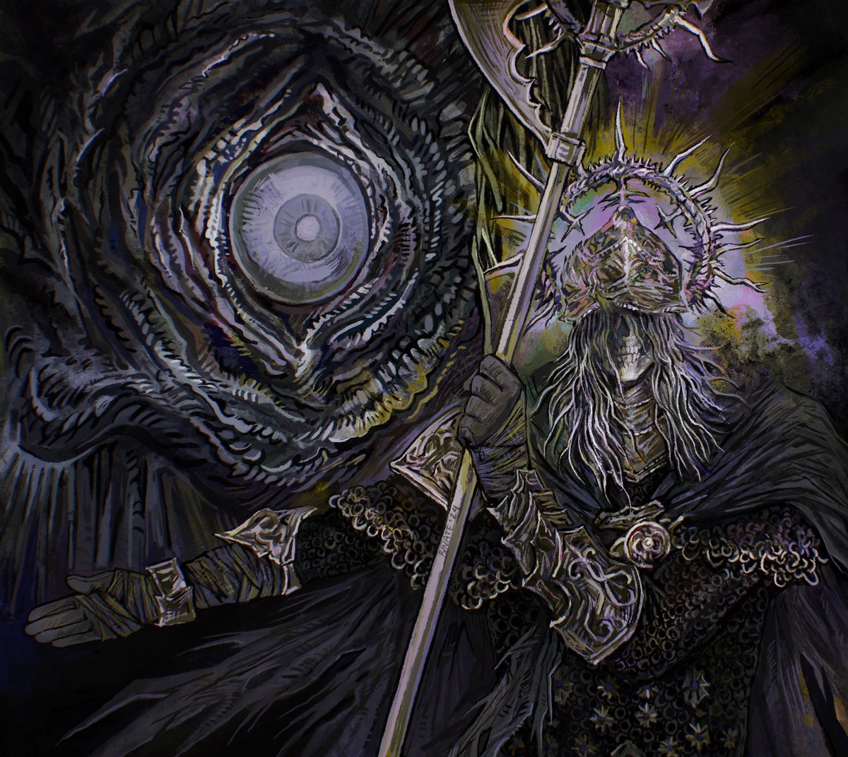 BinateStars's tweet photo. The Prince of Death and his Death Knight
#ELDENRING https://t.co/L0TACzKGm9