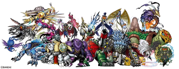 第110回デジ民投票 START液晶玩具「デジモンペンデュラムCOLOR」4.0~ZEROが遂に発送そこで「デジモンペンデュラムCOLOR」に追加された究極体でお気に入りはどれ今回は先に発売された1.0～3.0から17体の中から1つを選んで投票してね #デジモン #digimon 