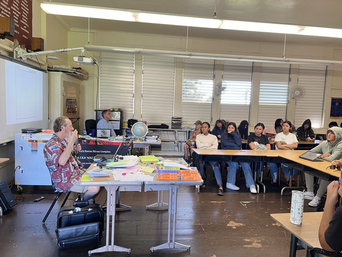 From the story of <a href="/RubesCartoons/">Leigh Rubin</a> first cartoon to his insightful tips on crafting humorous and engaging content, we learned so much about the art of making the mundane extraordinary. His visit inspired us all to think creatively and use language in new and exciting ways. Mahalo!