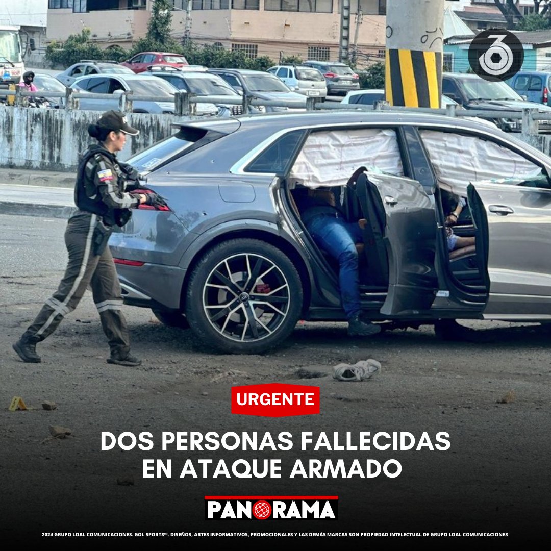 tele3ec's tweet photo. #InteresGeneral| Esta tarde en la vía a #Daule, se produjo un hecho violento contra varias personas quienes se movilizaban en un vehículo, producto del mismo se registraron 2 fallecidos y 1 herido.
Inmediatamente se realizó un despliegue operativo en el sitio. #Canal3 https://t.co/X3zWQhyuyW