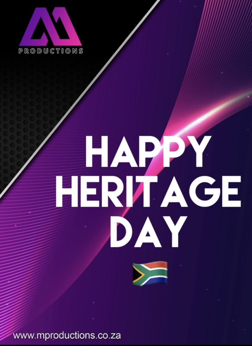 mproductionsjhb's tweet image. 🇿🇦 Happy South Africa Heritage Day! 🇿🇦

#MProductions 
#UnityInDiversity 
#HeritageDay2024 
#ProudlySouthAfrican