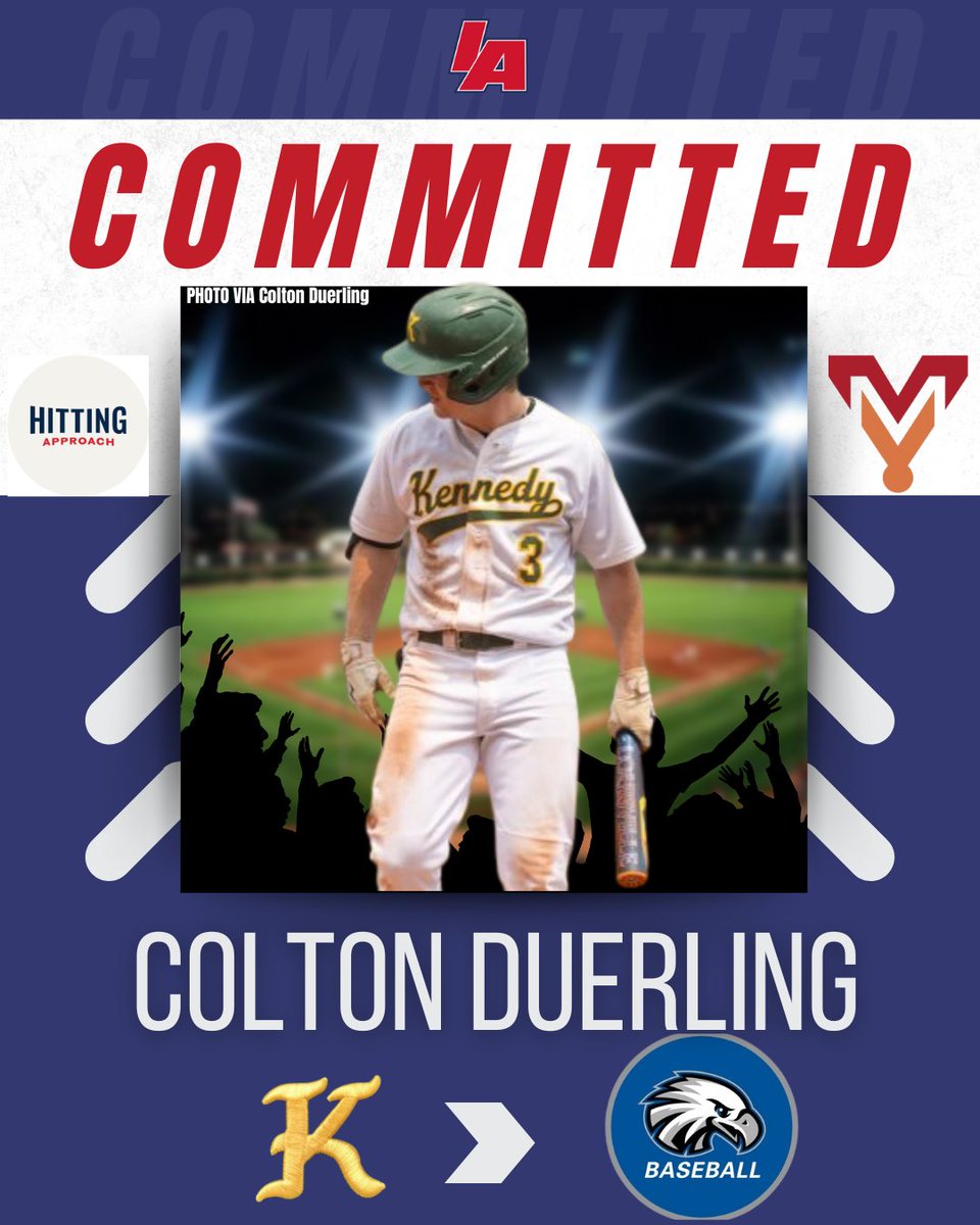 🚨 COMMITMENT ALERT 🚨 
From playing a big role in a 4A title to a now committed collegiate player, <a href="/CRKcougarbball/">CR Kennedy Cougar Baseball</a>'s own Colton Duerling (<a href="/ColtonDuerling/">Colton Duerling</a>) will take his future talents to <a href="/KCC_BSB/">Kirkwood Baseball</a>! BIG time pickup! 🔥🔥🔥 congrats Colton!

#IAbaseball x #iahsbsb⚾️