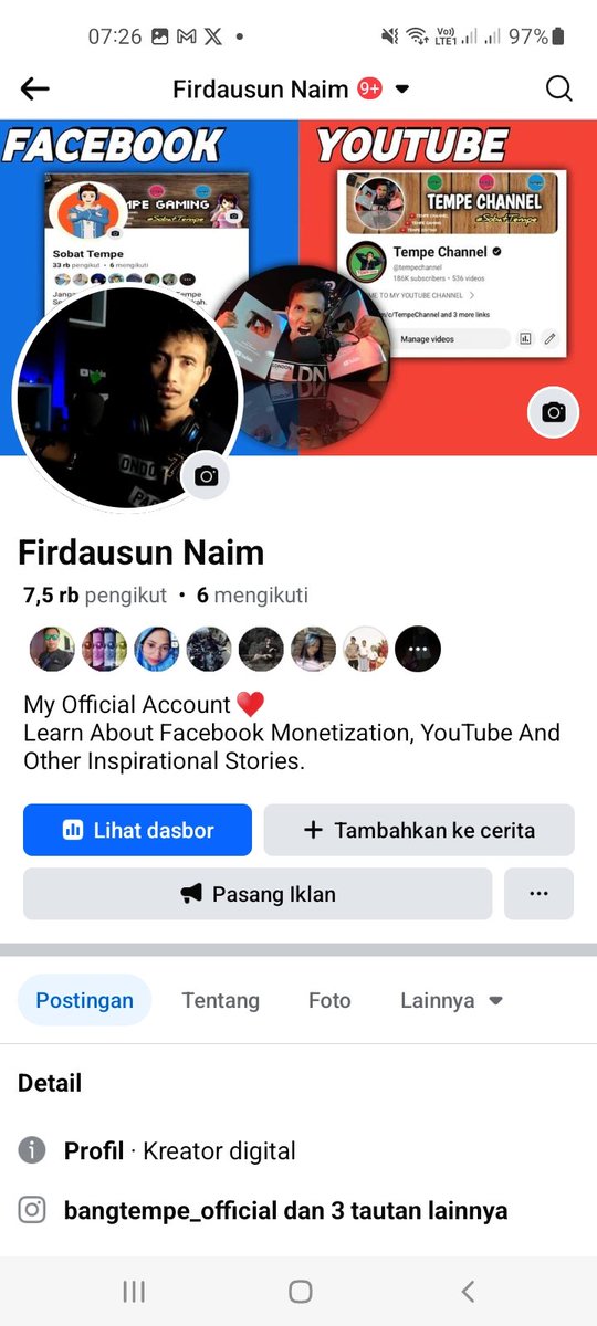 TempeChannel's tweet photo. Sampai saat ini tim @facebook dan @Meta serta @MetaNewsroom belum bisa mengembalikan halaman saya yang telah dicuri oleh orang yang tidak bertanggung jawab dan halaman tersebut telah dimasukkan ke dalam portofolio mereka.
Tolong saya tim facebook. https://t.co/hRGbCS35zr