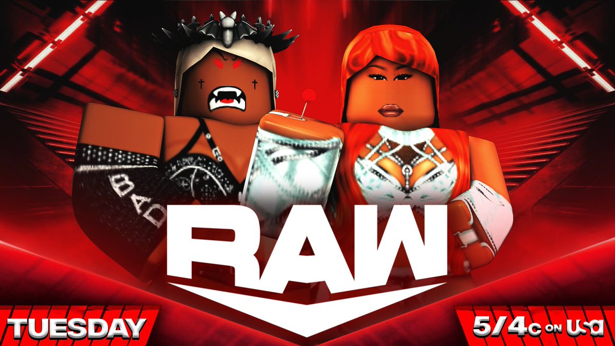 _WWERoblox's tweet photo. -IN 20 hours-

#SammyVega Celebrates becoming #DoubleChampion AT Summerslam
-
The Rumors ARE True Former #WomensChampion #Saomi Returns to action against @sicxkchiqq 
-
@IAmKingKasey goes one on one with @malefvntasyy 
-
@richemogirl speaks out 

#WWERaw https://t.co/b2ItHUjgiD
