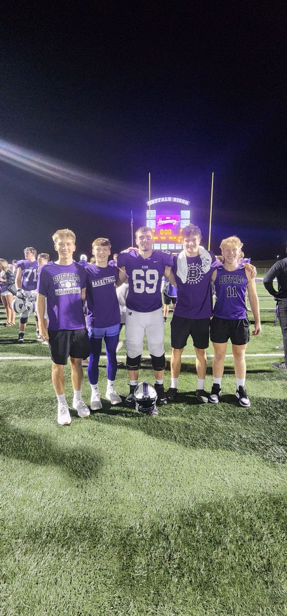 Buffalo Legacy Hoops (@buffalo_legacy) on Twitter photo Austin, Jordy, Cooper, and Ty congratulating <a href="/TrevorKotilinek/">Trevor Kotilinek</a> after the big Homecoming win! Go Bison! 𦬠Austin, Jordy, Cooper, and Ty congratulating <a href="/TrevorKotilinek/">Trevor Kotilinek</a> after the big Homecoming win! Go Bison! π¦¬