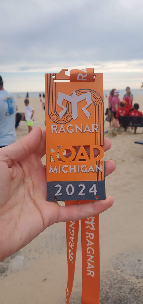 Ragnar Road Michigan 2024. 
Run. Eat. Sleep? Repeat. 
My team of 12 ran ~200 miles from Traverse City to Muskegon over 36 hours. We slept ~3.5 hours. Running along side the lake, through the woods, fog, rain, sun, and under the stars! #icandohardthings