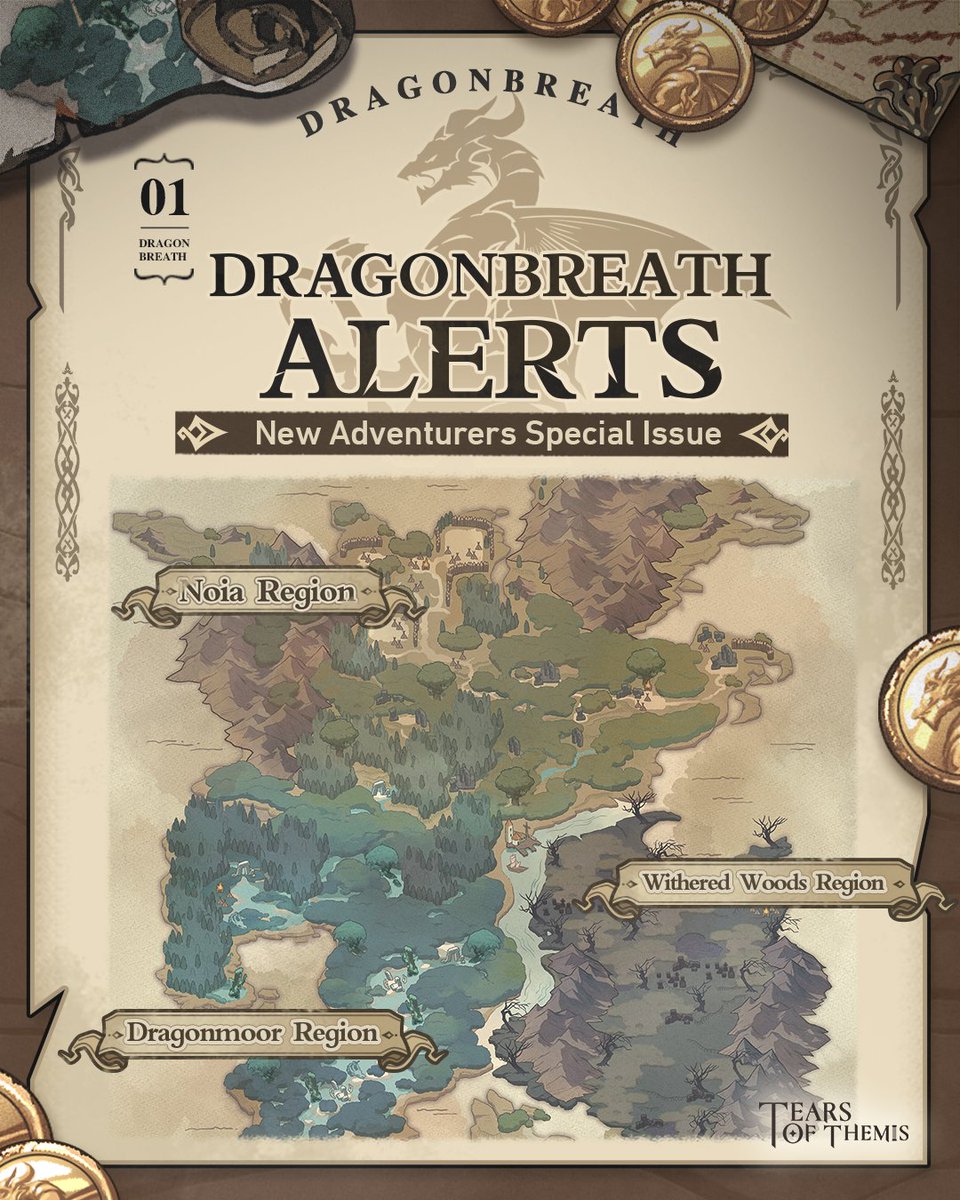TearsofThemisEN's tweet photo. ✦ Dragonbreath Alerts ✦

Adventurers shall head to this mysterious continent together and uncover its secrets.
DAVIS has some special intel for you!

The fantasy themed event #TheLastDragonbreath will begin on 2024/9/29 at 11:00 (UTC+9). Please stay tuned!

#TearsOfThemis https://t.co/v8zJXOQO2b