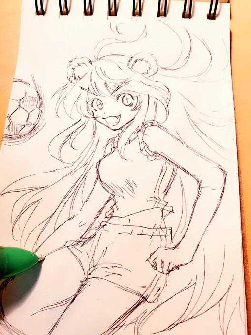 いっぱいのライオネラさんの落書き。 