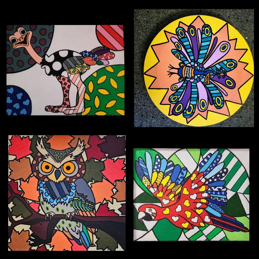 ElenaPratt420's tweet photo. New exhibit! "Friends of a Fearher." October 1st - 31st at the Porter Library in Stafford, VA.
Hope you get to Come see it. Take pictures and use the hashtag #friendsofafeather https://t.co/Ov8EofPBoQ