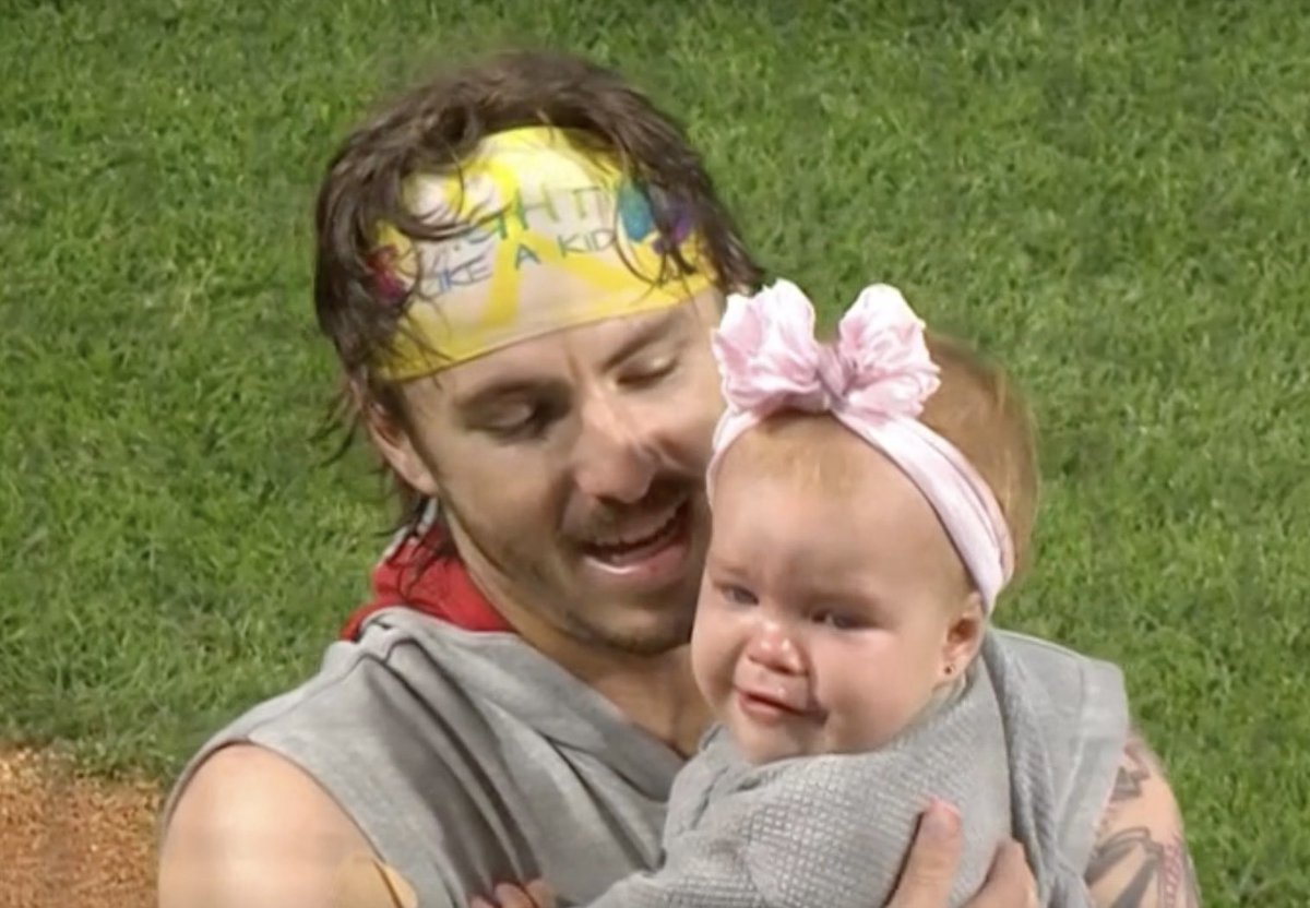 Phillies_Muse's tweet photo. Nothing more wholesome than getting to see our players celebrate the moment with their loved ones 🥺❤️ https://t.co/Yzm0CsztSD